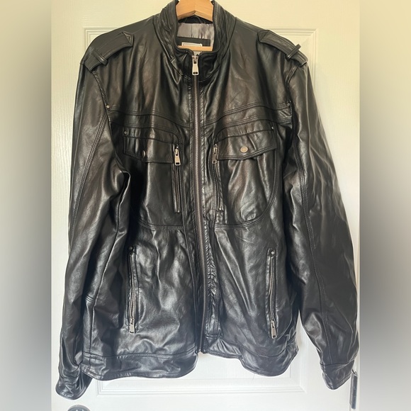 Faux leather jacket - Picture 1 of 6